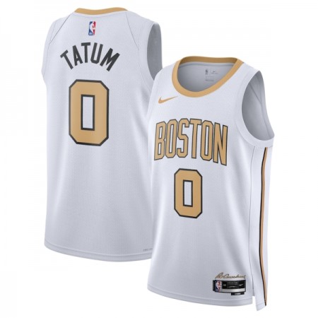 Camiseta Hombre NBA Boston Celtics Tatum 2025-26 Nike City Edition Blanco Swingman
